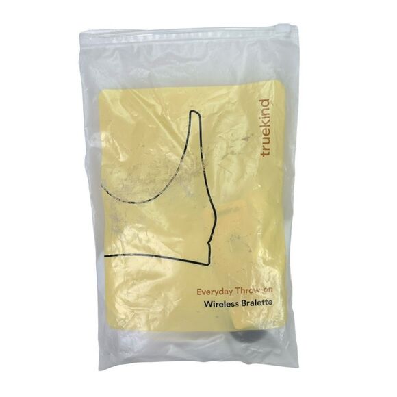 TrueKind Everyday Thrown-On Wireless Bralette - White - Size Small - Picture 4 of 4